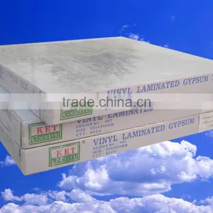 Pvc Laminated Ceiling Tile China Acoustic Perforated Gypsum Board thumbnail-2