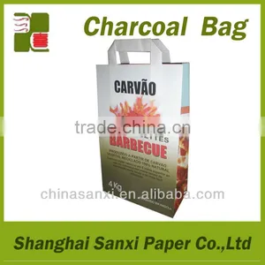 Durable Brown Paper Bag for 3kg 5kg 10kg Barbeque Charcoal thumbnail-1