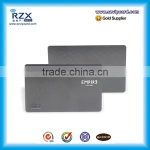 85.5*54*0.35mm Stainless Steel Matte Black Business Card Metal Card thumbnail-6