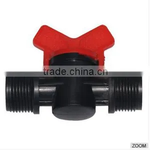 Irrigation Mini Valve Irrigation Fitting Mini Valve /red Colour Plastic Barbed Fittings Plastic Valve thumbnail-2