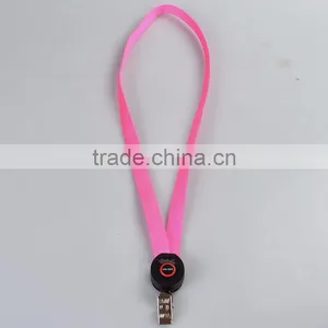 Colorful Nylon Webbing Reflective Lanyard thumbnail-3