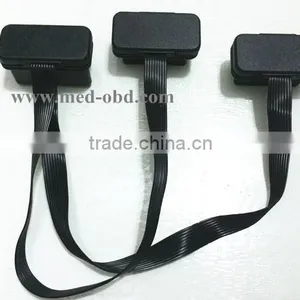 Flat OBD2 Spitter Y Cable Right 16pin Male to 2 Pieces 16pin Female thumbnail-4