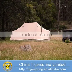 6x4m Waterproof Outdoor Cotton Canvas Luxury Camping Bell Tent thumbnail-1