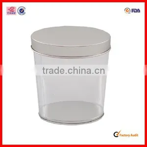 Plain Round Food Grade Clear Plastic Boxes for Cookies thumbnail-1