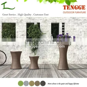 TG15-0056 Garden Furniture Flowerpot Resin Rattan Garden Planters thumbnail-1