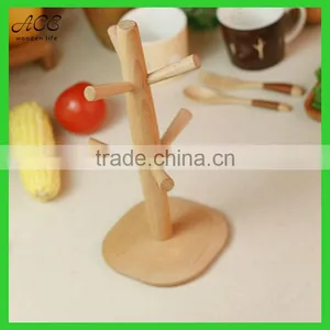 Small Wooden Hanger Wooden Hook thumbnail-1