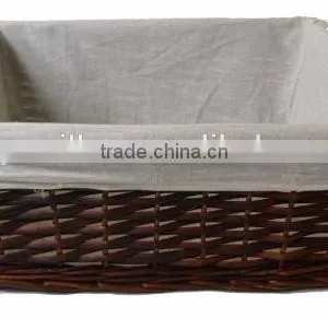 Natural Handicraft Rectangular Wicker Basket Drawers thumbnail-1