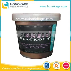 Customized IML Food Container Packaging, Ice Cream Pints,Ice Cream Tub Suppliers thumbnail-1