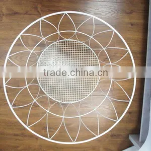 Round Wire Laundry Basket, Arc Pattern thumbnail-4