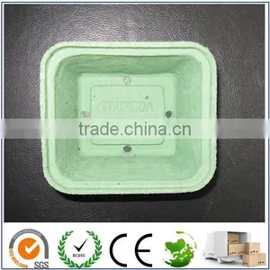 ECO Friendly Pulp Molding Packaging/Eco Friendly Biodegradable Garden Pot/Flower Pot thumbnail-1