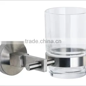 Wholesale Wall Mounted Stainless Steel Bathroom Double Cup Holder BSCI thumbnail-4