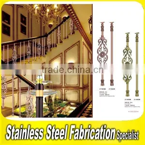 Modern Design Floor Mounted Stainless Steel Stair Aluminum Baluster thumbnail-2