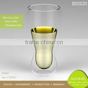 Popular Borosilicate Glass Double Wall Thermos Cup thumbnail-5