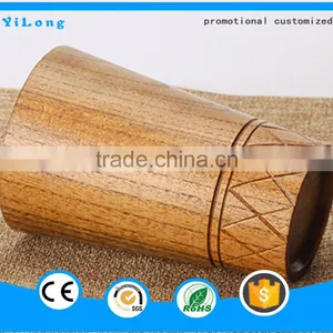 2015 New Product Suction Originality Wood Tea Wooden Round Cup thumbnail-6