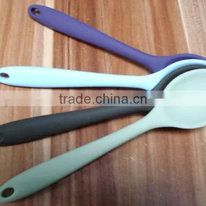 Hot Sale 20.5cm Long Silicone Spoon for Baby thumbnail-1