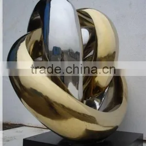 Mirror Polishing Stainless Steel Sculpture Modern Art Abstract Stainless Steel Sculpture,Stainless Steel Sculpture thumbnail-1