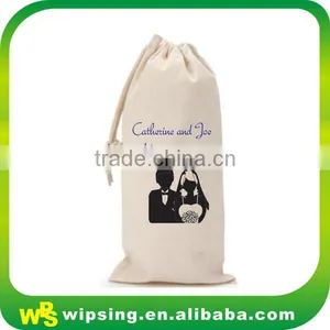 Promotional Cotton Drawstring Bag, Cotton Present Canvas Bag thumbnail-4