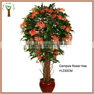 Artificial Campsis Flowering Tree Wholesale thumbnail-1