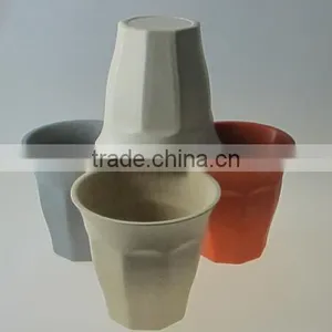 Eco Portable No Pollution Environmental Bamboo Fiber Camping Cup thumbnail-1