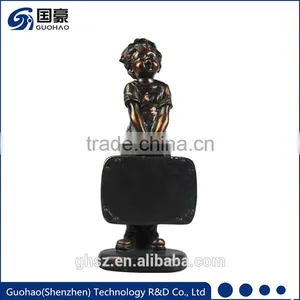 Bronze Boy Sculpture Russian Mom Boy thumbnail-1