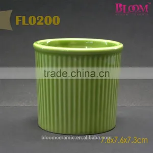 Light Blue Wholesale Ceramic Plant Pots thumbnail-5