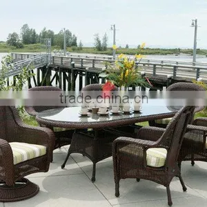 Rattan Outdoor Table and Chairs thumbnail-1