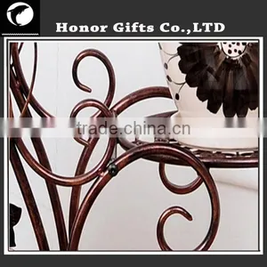 Decorative Cast Iron Plant Stands Metal Flower Shelf thumbnail-4
