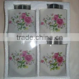 4 Pcs Ceramic Canister thumbnail-2