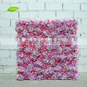 GNW 2016 Hot Sale Customized Letter Rose Hydrangea Flower Wall for Portable Stage Decoration Backdrop Design thumbnail-3