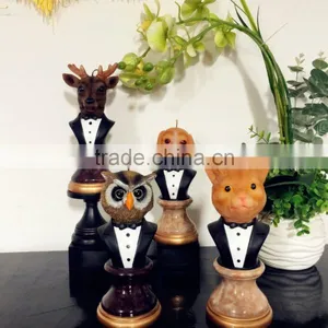 NEW Design Resin Candlestick Animal Shape Decorative Wax Candle thumbnail-1