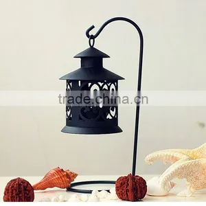 High Quality Home Decoration Moroccan Style Candle Holder Iron Candlestick Candle Stand Light Holder Lantern Free Shipping thumbnail-1