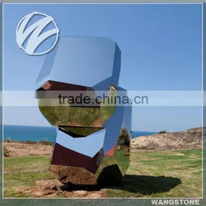 2017 Latest Fashion Top Design Large Stainless Steel Sculpture for Garden Decoration thumbnail-1