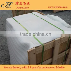 Pure White Polished Han White Jade Marble Tiles thumbnail-5