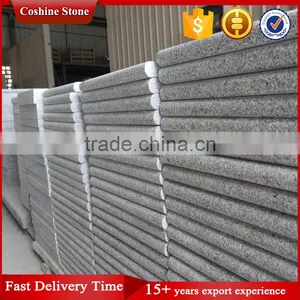 China Flamed Grey Granite Bullnose Paver For Sale thumbnail-4