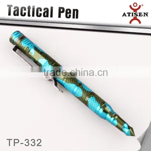 Camo Color 3 Color Self Defense Tool Tactical Pen Emergency Police Military Glass Breaker thumbnail-2