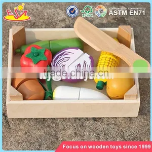оптовая продажа деревянных игрушек для детского имитационного игры - деревянные игрушки для резки фруктов новая модель для детей W10B183 thumbnail-1