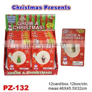 Novelty Water Growing Christmas Toys/Christmas Tree/Santa Claus/Snowman thumbnail-1