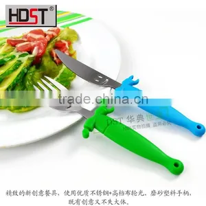 4 Kinds of Color Plastic Handle Creation Design Cutlery;holiday Gift thumbnail-5