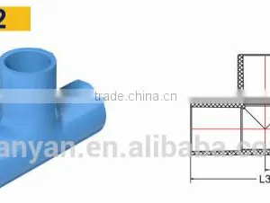 TY High Quality TIS PVC Water Supply Pipes & Fitting EQUAL TEE Eco-friendly Cheap Price Full Size Factory Price List Discount thumbnail-1