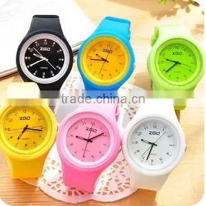 Colorful Printed Silicone Watch Best Christmas Gift Watch thumbnail-1