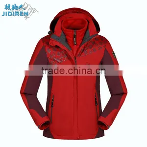 Outdoor Clothing Winter Jacket for Woman&waterproof Polyester Windbreaker Jacket thumbnail-1