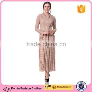 Guangzhou Domin Fashion Factory 2017 Beautiful Long Sleeve Dress thumbnail-1