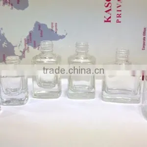 10 ml Nail Polish Bottles, Round Shape High Quality Glass Nail Polish Bottles With Cap and Brush India thumbnail-4