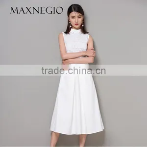 Maxnegio Maxi Designs Wholesale China Clothing Manufacturer Overseas of Office Dress thumbnail-3