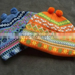 Winter Warm Acrylic Lovely Kids Knitted Hat thumbnail-1