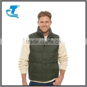 Winter New Design Men Nylon Quilted Down Vest thumbnail-2