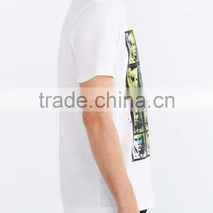 White Cotton T-shirt With Printed Pop Art Graphic of Andy Warhol thumbnail-2