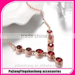 Rose Gold Long Sweater Fashion Chain Neaclaces thumbnail-1