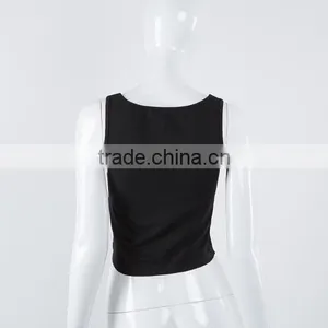 Top Selling Products 2017 Cotton Sleeveless Nightclub Top Sexy Clothes thumbnail-6