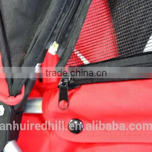 Three Wheel Pet Stroller / Cat & Dog Foldable Carrier Strolling Cart thumbnail-5